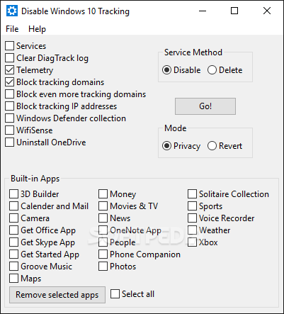 DisableWinTracking